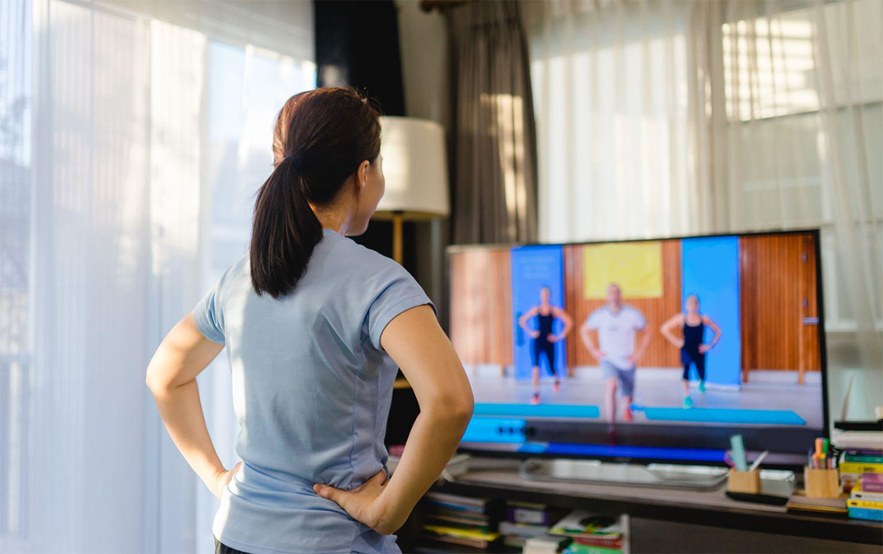 TV can be your best workout companion - SHARP Vietnam